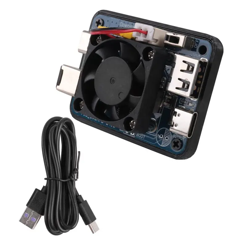 Raspberry Pi 5 Netzteil 5V5A 27W PD Trigger-Aktivierungsmodul PD DC USB Dual-Eingang Weitspannungsbereich