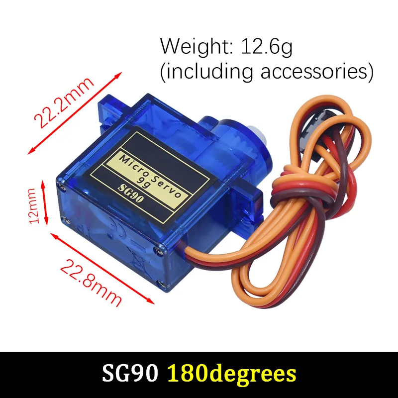 Smart Electronics Micro Classic Servos SG92R SG90 MG90S MG90D 946 MG995 MG996 für RC-Flugzeuge, Flugmodelle