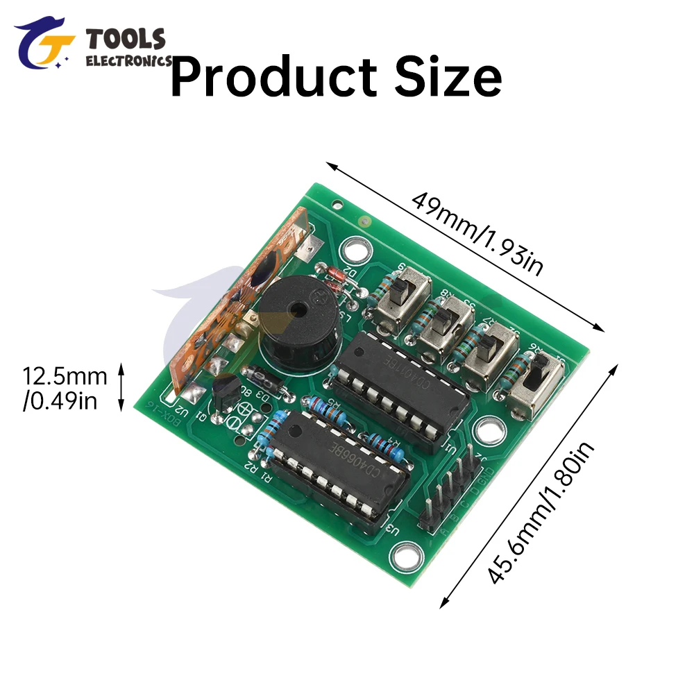 Elektronik-Lötkit, 16 Spieluhren, 16-Ton-Elektronikmodul, DIY-Kit – Bild 4