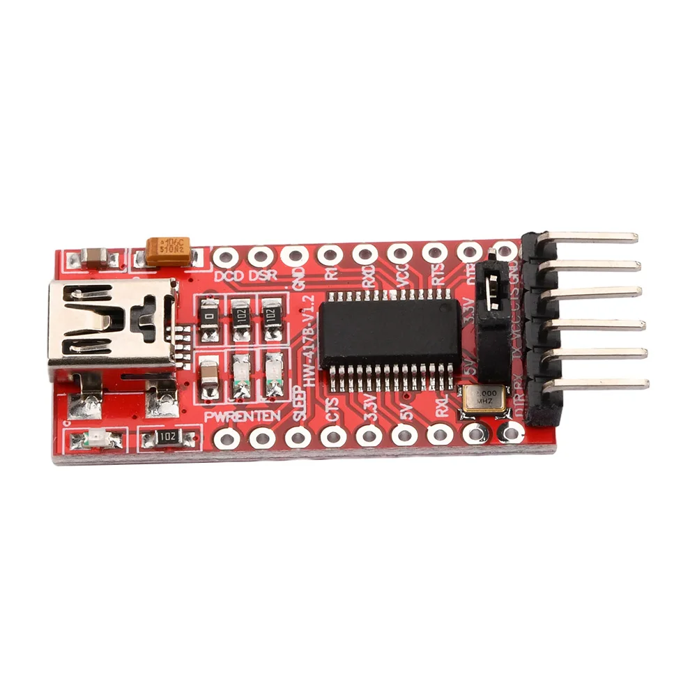 FT232RL FTDI USB 3,3 V 5,5 V zu TTL Serielles Adaptermodul für Arduino – Bild 5