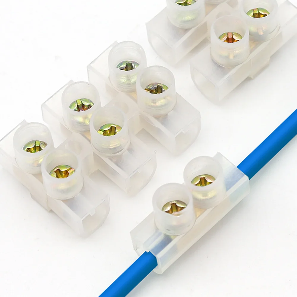 Elektrischer Schraubklemmenblock, zweireihiger Streifen, feste – Bild 4