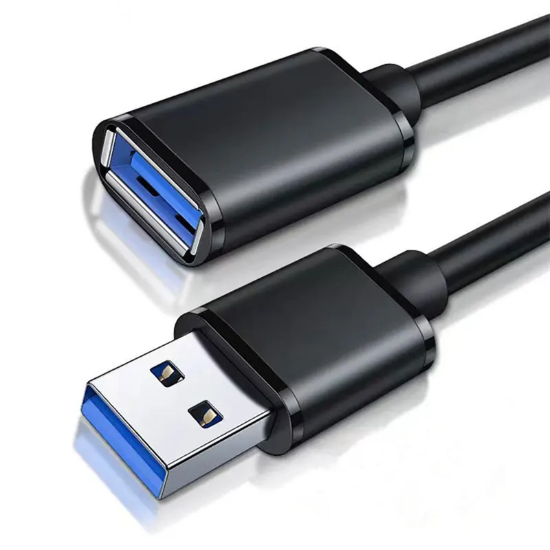 USB 3.0/2.0-Verlängerungskabel, Stecker auf Buchse, Verlängerungskabel, schnelle Geschwindigkeit, USB 3.0/2.0