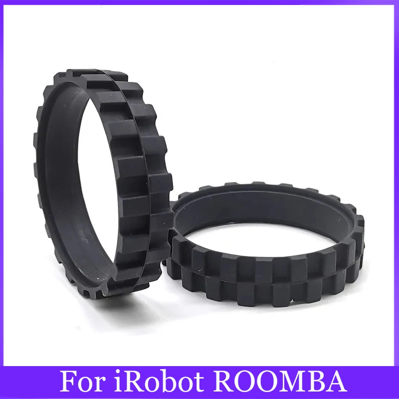 Reifen für IRobot ROOMBA Räder 500 600 700 800 900 E5 I7+S9 IROBOT 980 698 Serie Rutschfeste Gummiräder
