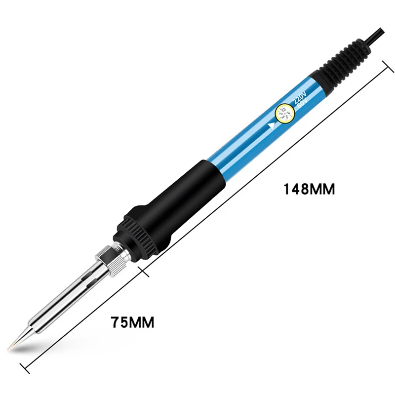 Einstellbare Temperatur 220V 60W Lötkolben-Set DIY – Bild 6