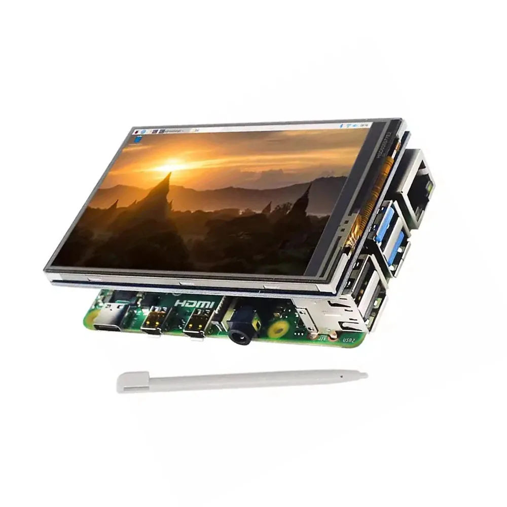 Raspberry Pi 5/4B/3B+ 3,5-Zoll-Touchscreen-Display - 60 Hz IPS-LCD – Bild 4