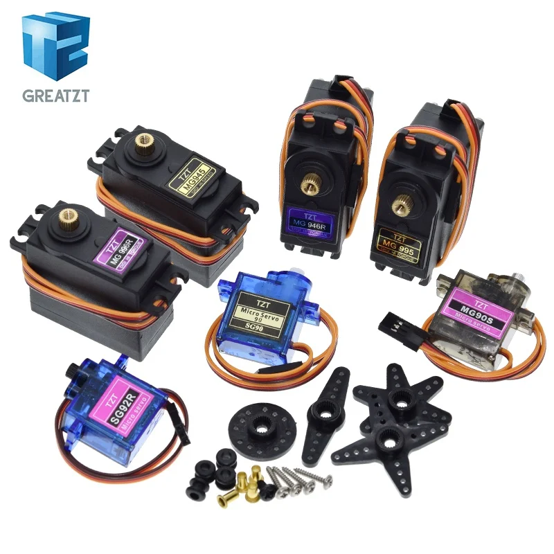 SG90 SG02R MG90S MG995 MG996 Servo Metall Getriebe für Modell Hubschrauber Boot Für Arduino UNO DIY