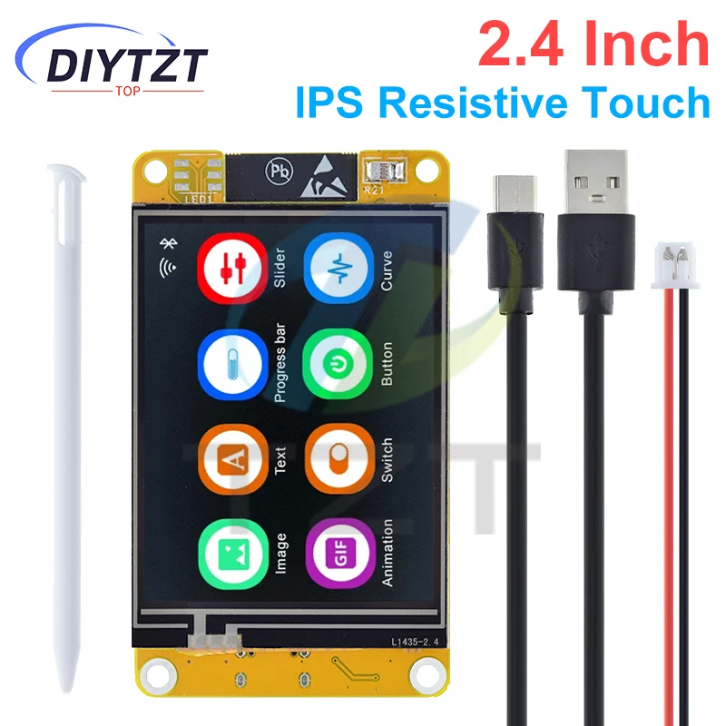 DIYTZT ESP32 LVGL WLAN- und Bluetooth-Entwicklungsboard 2,4 Zoll LCD – Bild 5