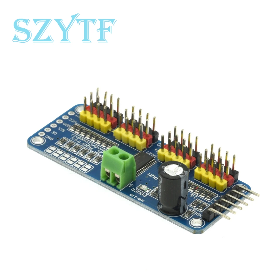 PCA9685 16-Kanal 12-Bit PWM-Servo-Treibermodul I2C-Schnittstelle – Bild 6