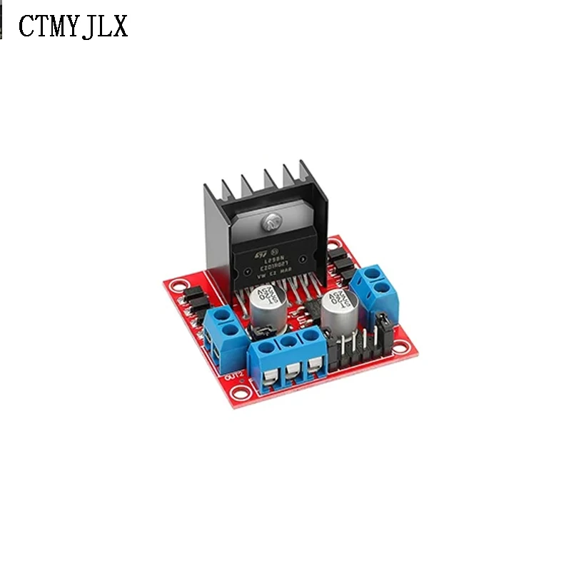 L298N Motor Fahrer Controller Board L298 Modul Für Arduino (10 Stück) – Bild 4