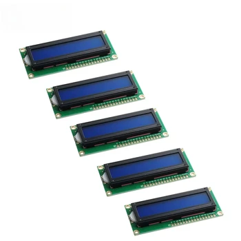 LCD1602 1602 LCD-Modul Blauer Bildschirm 16x2 Zeichen LCD-Display PCF8574T PCF8574 IIC I2C-Schnittstelle 5V