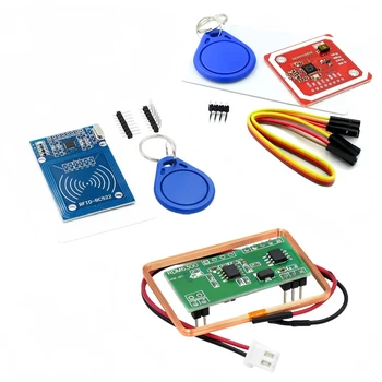 NFC-RFID-Modul RC522 MFRC-522 PN532 RDM6300 Kits S50 13,56 MHz 125 kHz 6 cm mit Tags SPI Write & Read