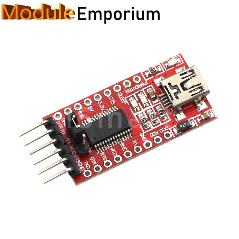 | Mini/Typ C USB FT232RL FT232 FTDI USB 3,3 V 5,5 V zu TTL (5 Stück) – Bild 6
