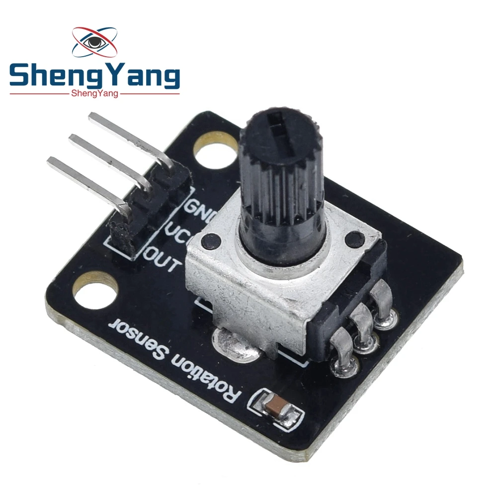 Drehpotentiometer Analoges Knopfmodul für Raspberry Pi Arduino Elektronische Blöcke TZT RV09 Drehgeber