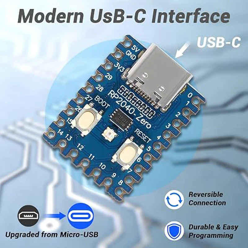 RP2040 Zero Type-C-Platinen RP2040 Mikrocontroller-basierte – Bild 4