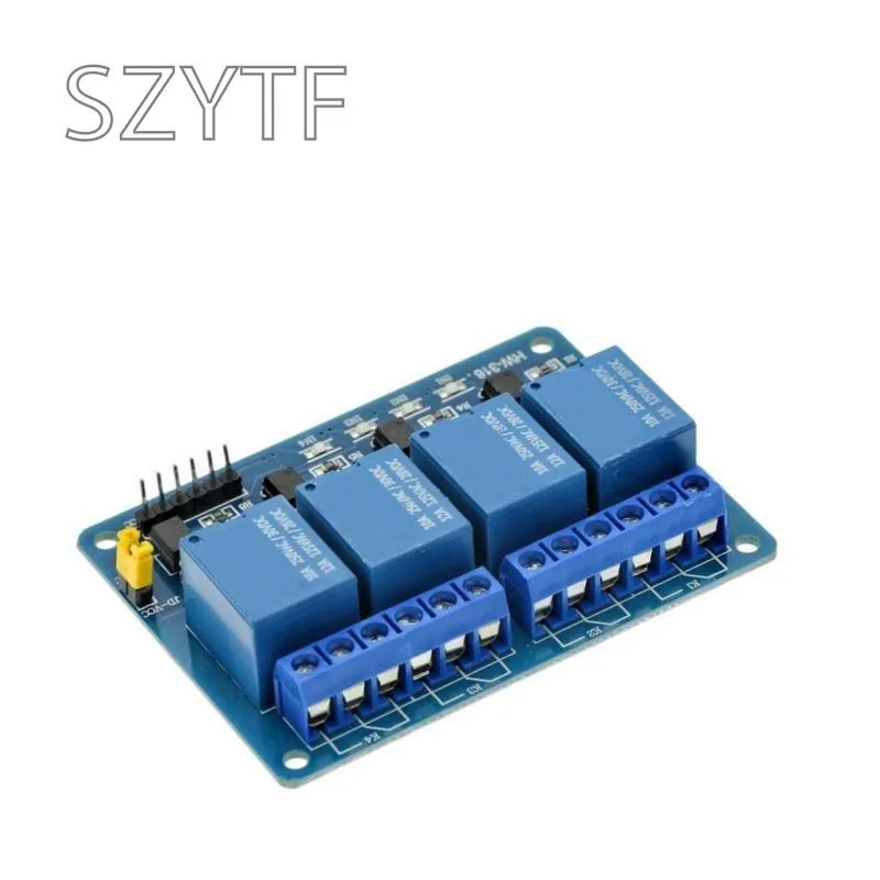 5V 12V 4-Kanal-Relaismodul Shield ARM PIC AVR DSP Elektronisches 5V – Bild 3