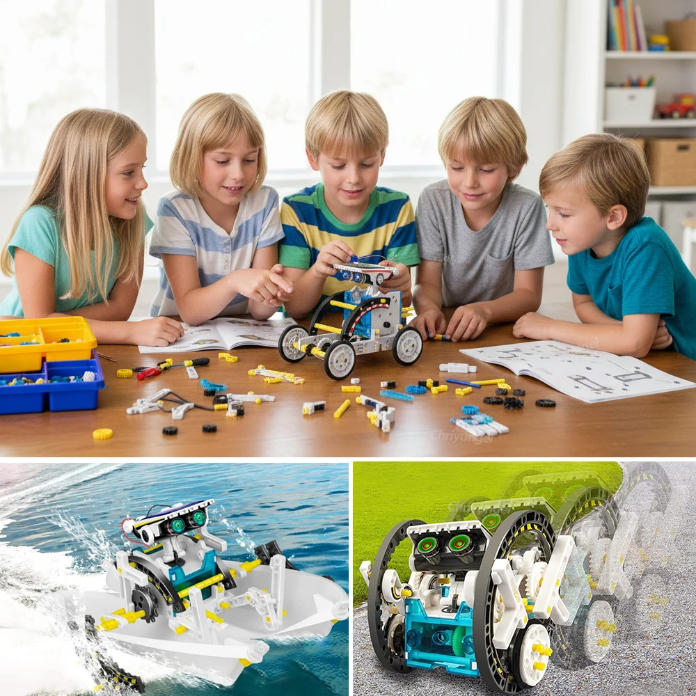 13-in-1 Solar-Roboter-Bausätze DIY STEM-Projekte – Bild 2