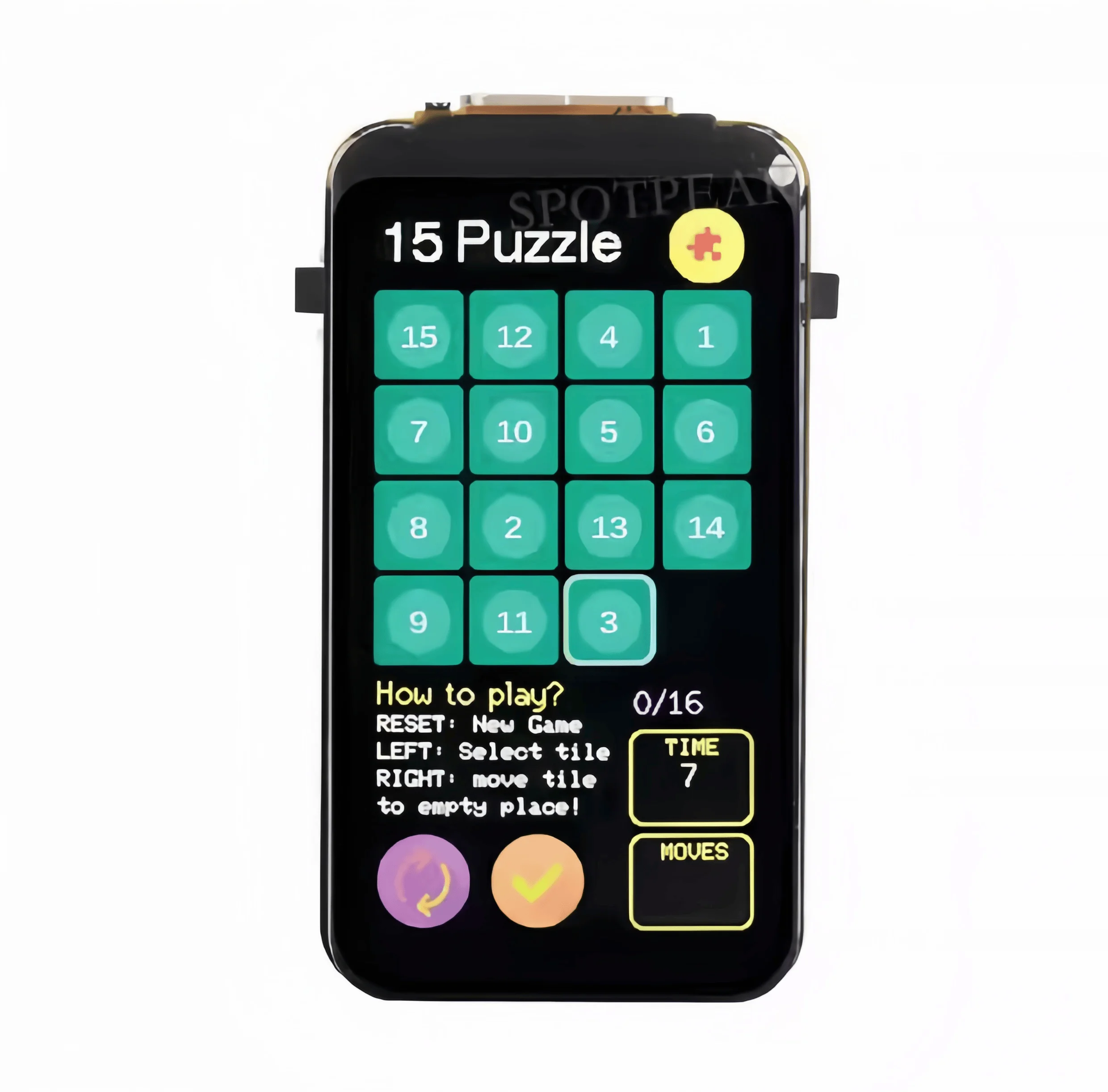 ESP32 C6 Entwicklungsboard mit 1,47 Zoll LCD-Display 172x320 mit RGB-Beleuchtung und SD-Kartensteckplatz