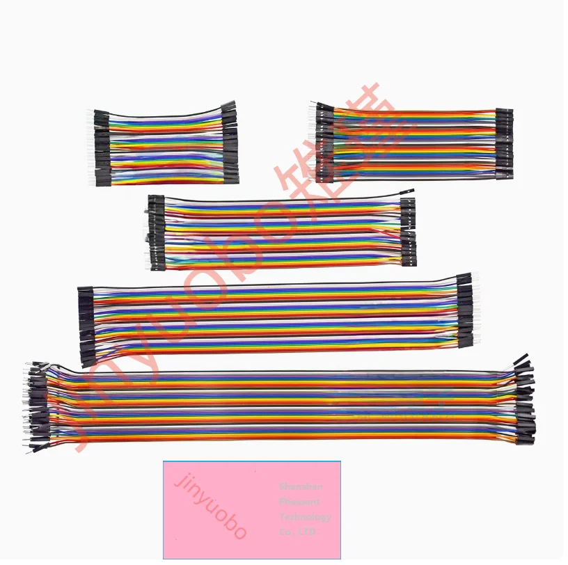 Dupont Line 10/20/30/40 cm 40Pin 2,54 mm Stecker auf Stecker + Stecker auf Buchse und Buchse auf Buchse Jumper