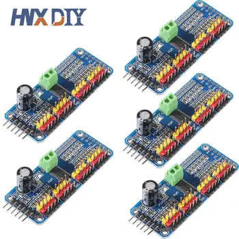 PCA9685 16-Kanal 12-Bit-PWM-Servomotortreiber I2C-Modul Roboter
