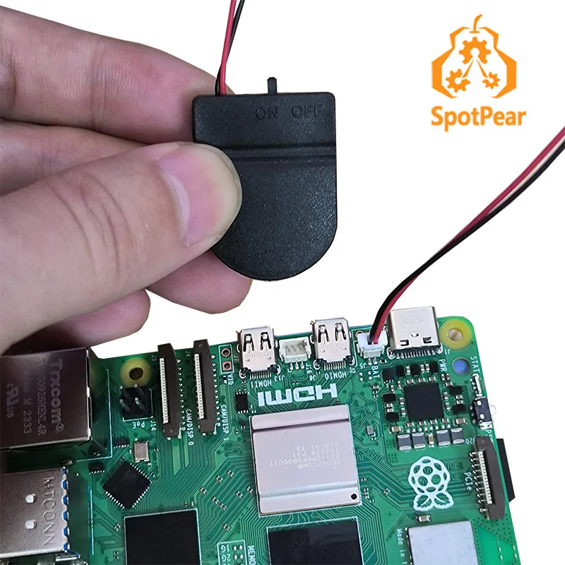 Raspberry Pi 5 RTC Batterie kasten (ohne cr2032 Batterie) für pi5