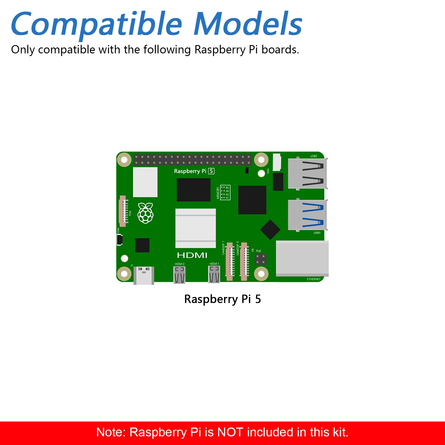 Freenove M.2 NVMe Adapter V2 für Raspberry Pi 5 mit 128 GB 256 GB 512 – Bild 6
