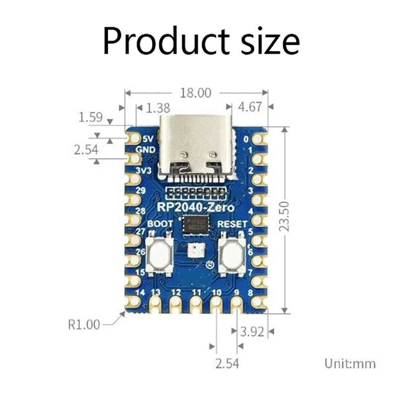 RP2040-Zero RP2040 Mikrocontroller-Entwicklungsboard-Modul – Bild 6