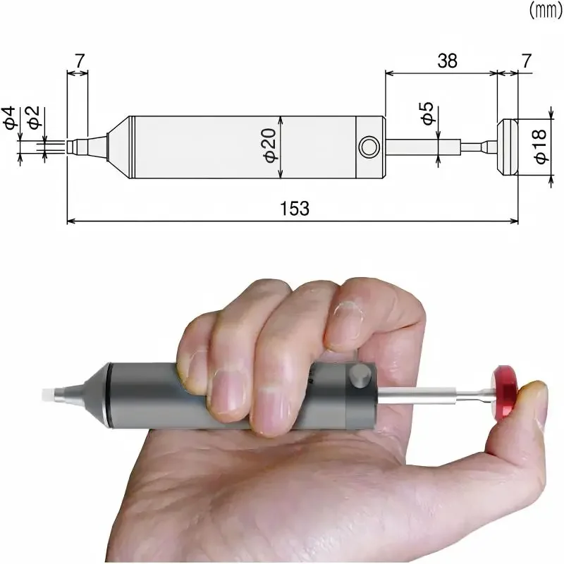 JIS ENGINEER SS-01/SS-03 Entlötpumpe: 350 ° C Hitzebeständig – Bild 5