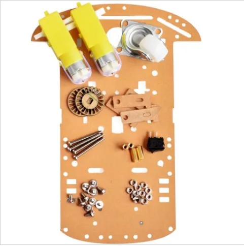 Motor Intelligente Roboter Auto Chassis Kit Speed Encoder Batterie Box – Bild 3