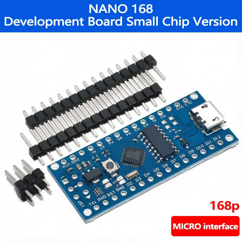 Nano V3 ATMEGA328P / ATMEGA168P Entwicklungsboard mit CH340 Chip und TYPE-C / MINI / Micro USB Schnittstelle