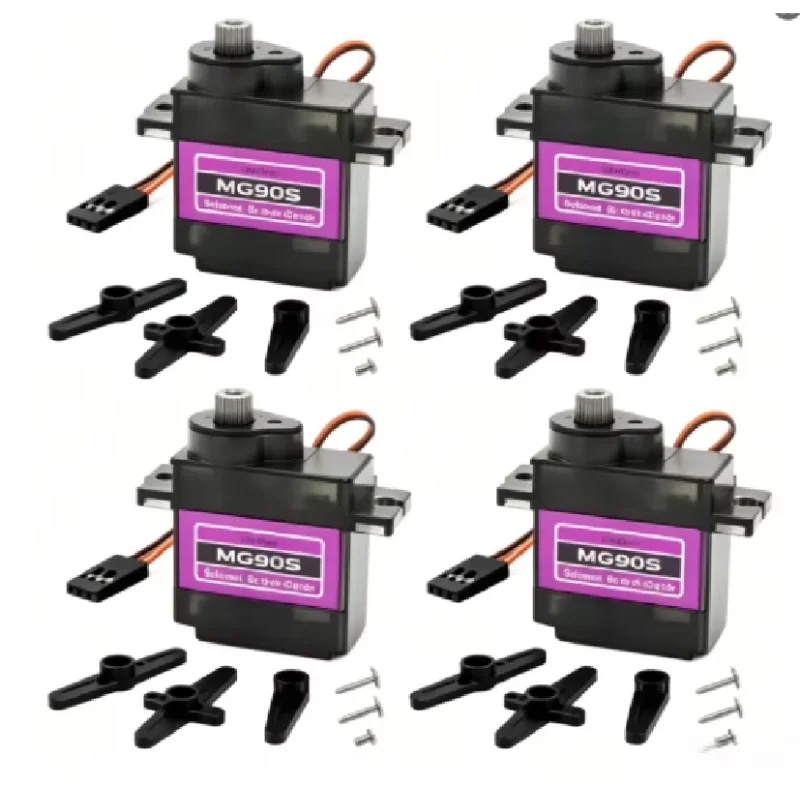 MG90S Servo Vollmetallgetriebe 9g SG90 Verbesserte Version 1/2/4/10/20/50 Stück Mini-Servos für RC-Helikopter