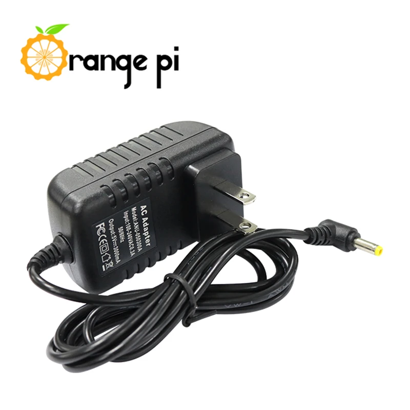 Orange Pi 5V/3A AC zu DC US-Netzteil für Orange Pi, nicht geeignet mit OPI Zero/Zero Plus2/2G-IOT