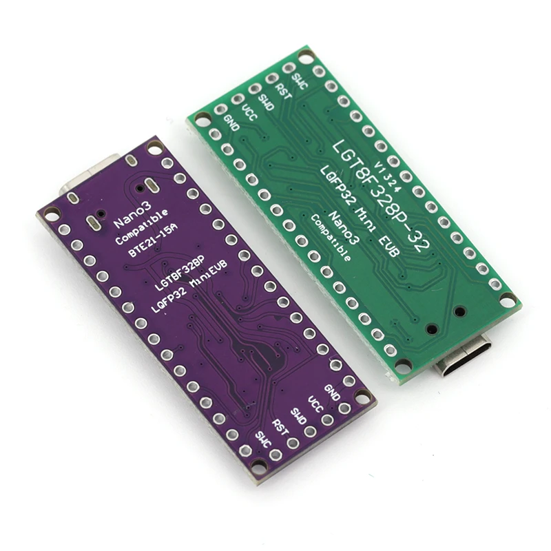 MiniEVB LGT8F328P-LQFP32 Board, LGT8F329P CH9340C HT42B534-1 SOP16 – Bild 2