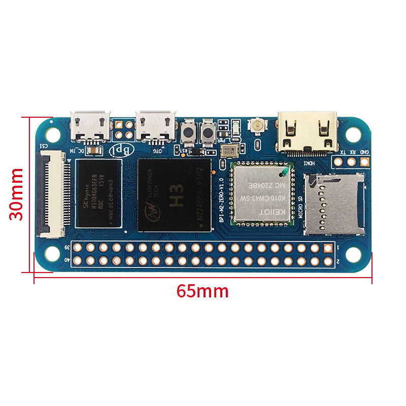Banana Pi M2 Zero BPI-M2 Zero Alliwnner H3 Cortex-A7 WIFI und BT – Bild 4