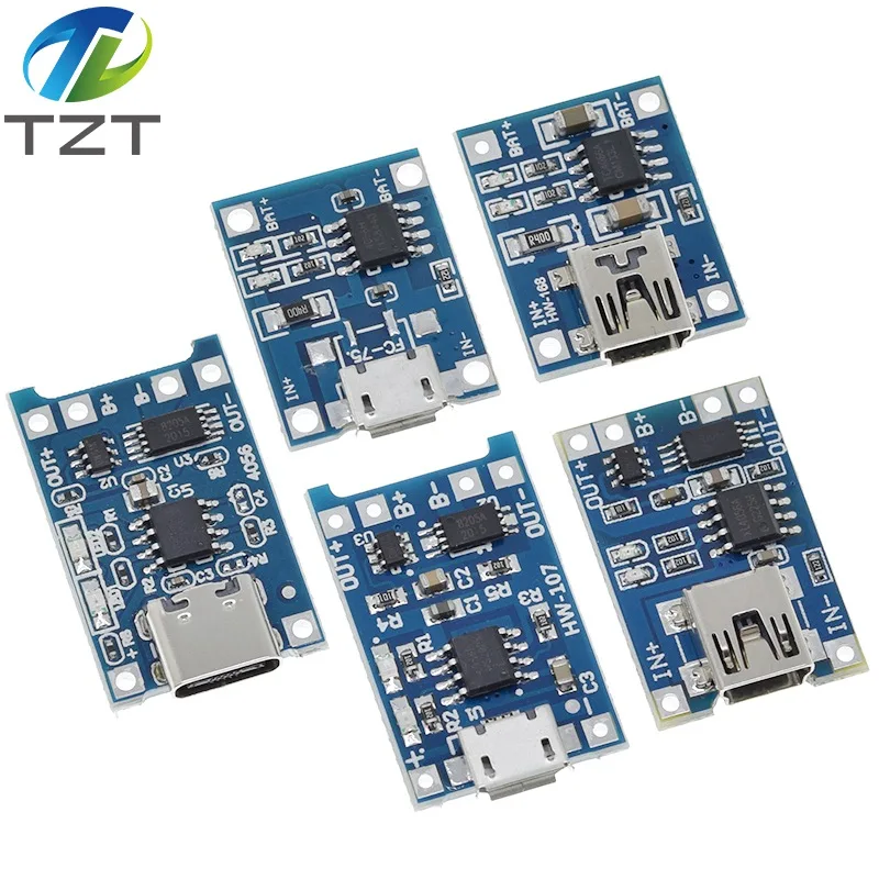 TZT Typ-C/Micro USB 5V 1A 18650 TP4056 – Bild 2