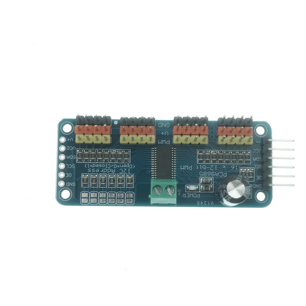 PCA9685PW 16-Kanal 12-Bit PWM Servo Shield Treiber I2C Schnittstelle – Bild 2