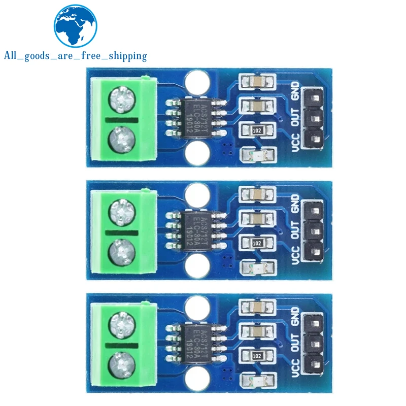 ACS712 5A 20A 30A Range Hall Strom Sensoren Modul ACS712 Modul – Bild 2