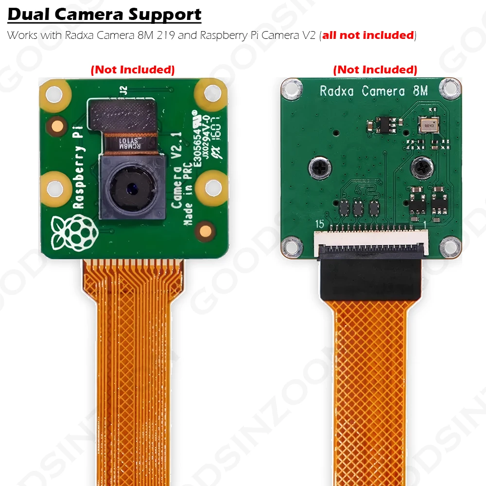 Radxa 22P 0,5mm auf 15P 1,0mm FPC Adapterkabel - Für Radxa Zero 3W/3E – Bild 3