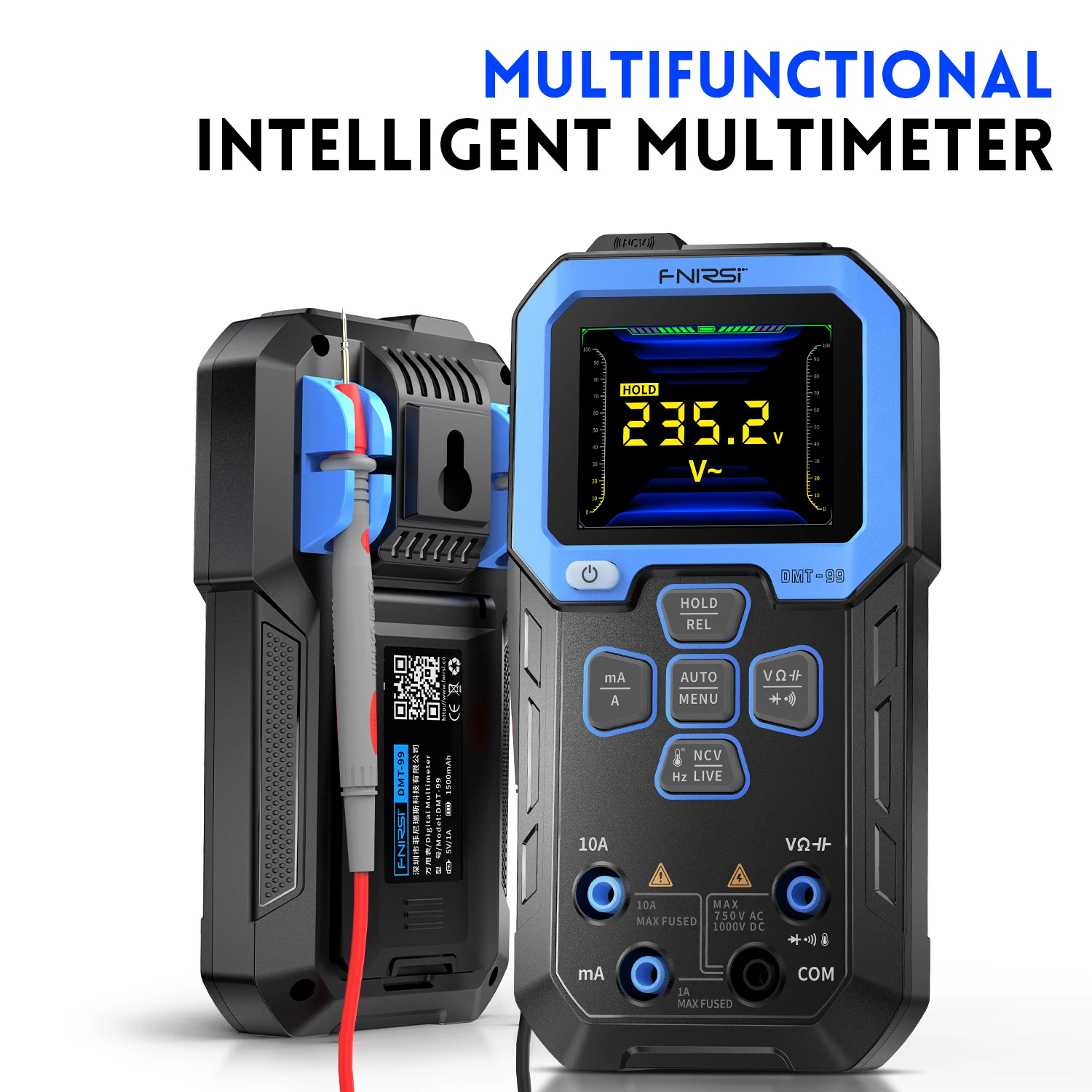FNIRSI DMT-99 Digitales Multimeter 9999 Anzeigen Smart Professioneller – Bild 2