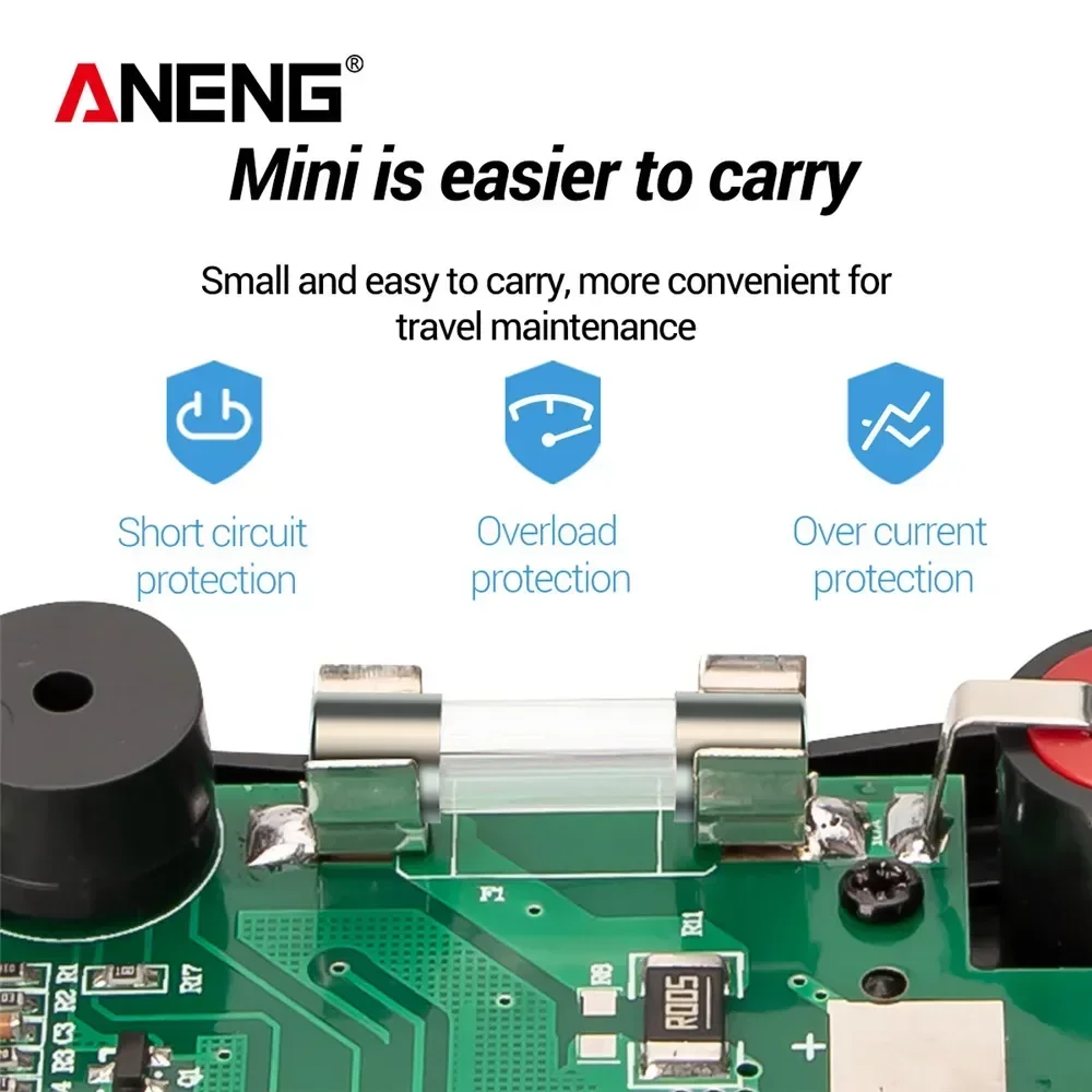 Digitalmultimeter Mini Multimetro 6000 Zählungen ANENG M118A AC – Bild 5