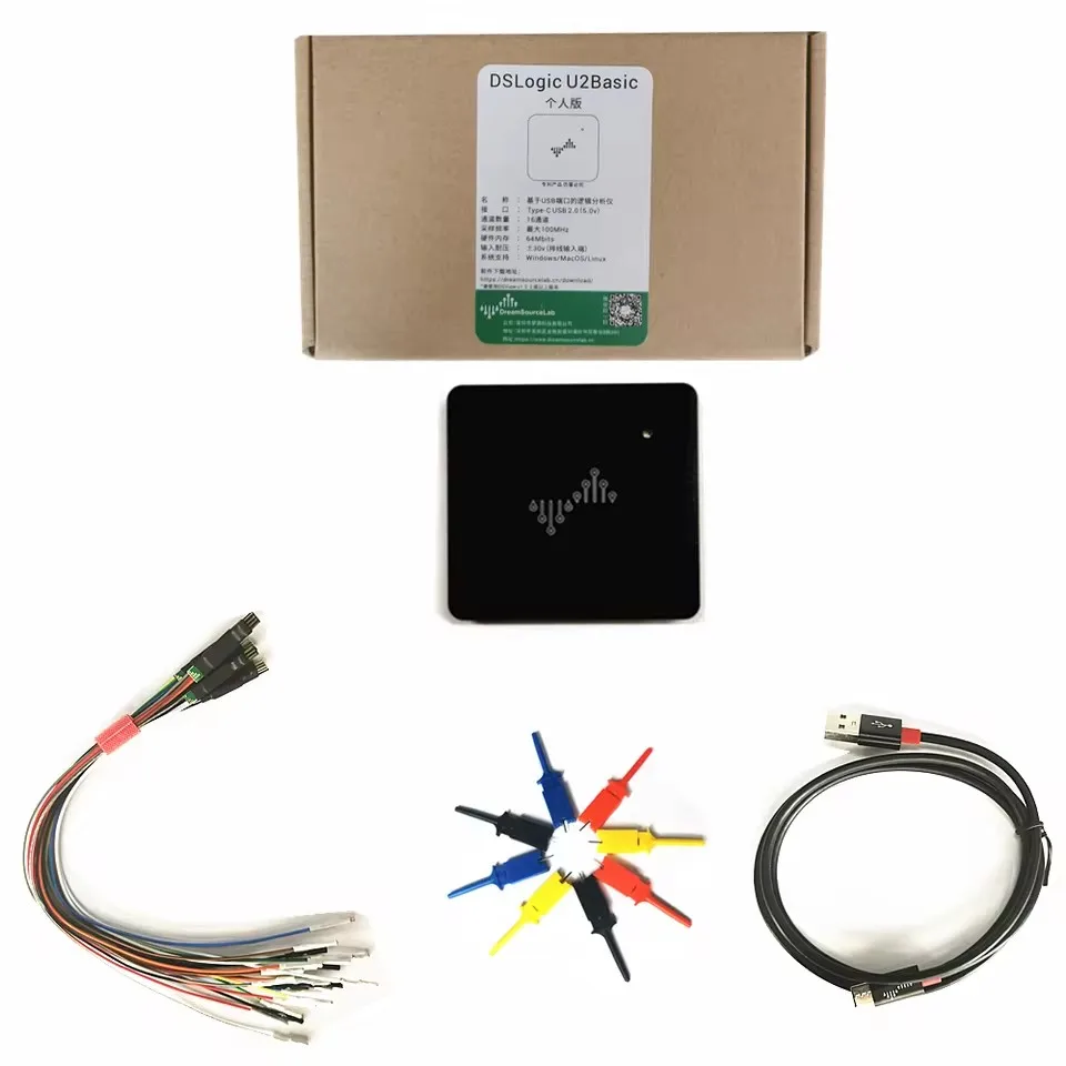 DreamSourceLab Logikanalysator der DSLogic-Serie, 16-Kanal-Debugging-Tool auf USB-basis