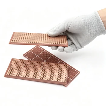 2,5x6,4cm Prototyp-Papier-Leiterplatte 2,54mm Lochabstand Universelle Matrix-Experimentierplatine (10 Stück)