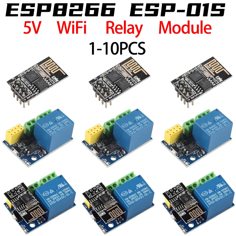 ESP8266 ESP-01 ESP-01S 5V WiFi Relais Modul Dinge Smart Home Fernbedienung Schalter Telefon APP Drahtlose WIFI