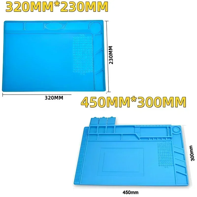 Magnetische Matte Silikon Reparaturmatte Platine Lötpad Hitzebeständig – Bild 5