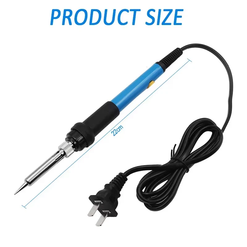 220V/110V 60W Elektrisches Lötkolben-Set mit Einstellbarer Temperatur – Bild 6