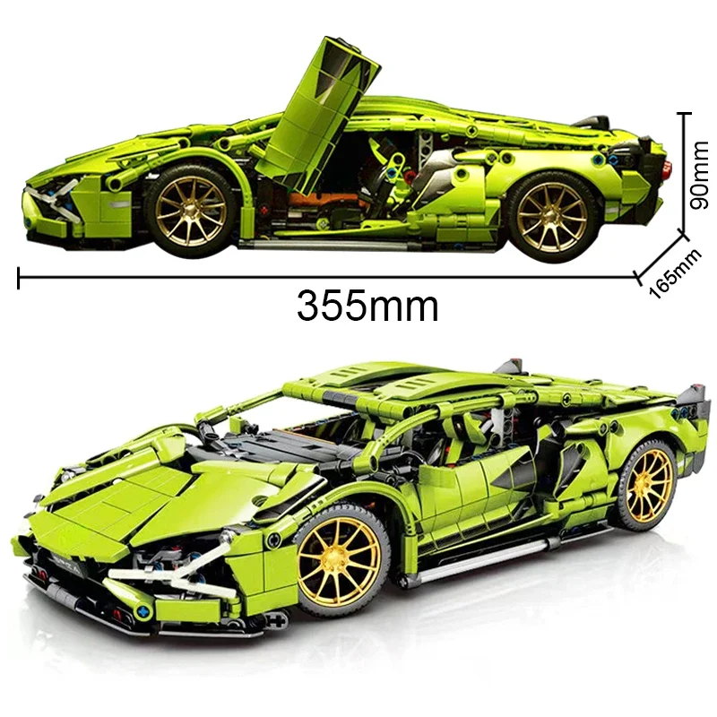 Supersportwagen-Rennmodell Baukasten DIY Mechanischer Hypercar-Bausatz – Bild 4
