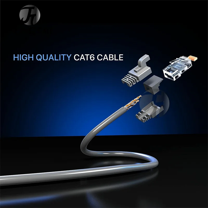 Ethernet-Kabel Cat6 CAT5 RJ45 Netzwerk LAN Ethernet-Kabel Computer UTP – Bild 2