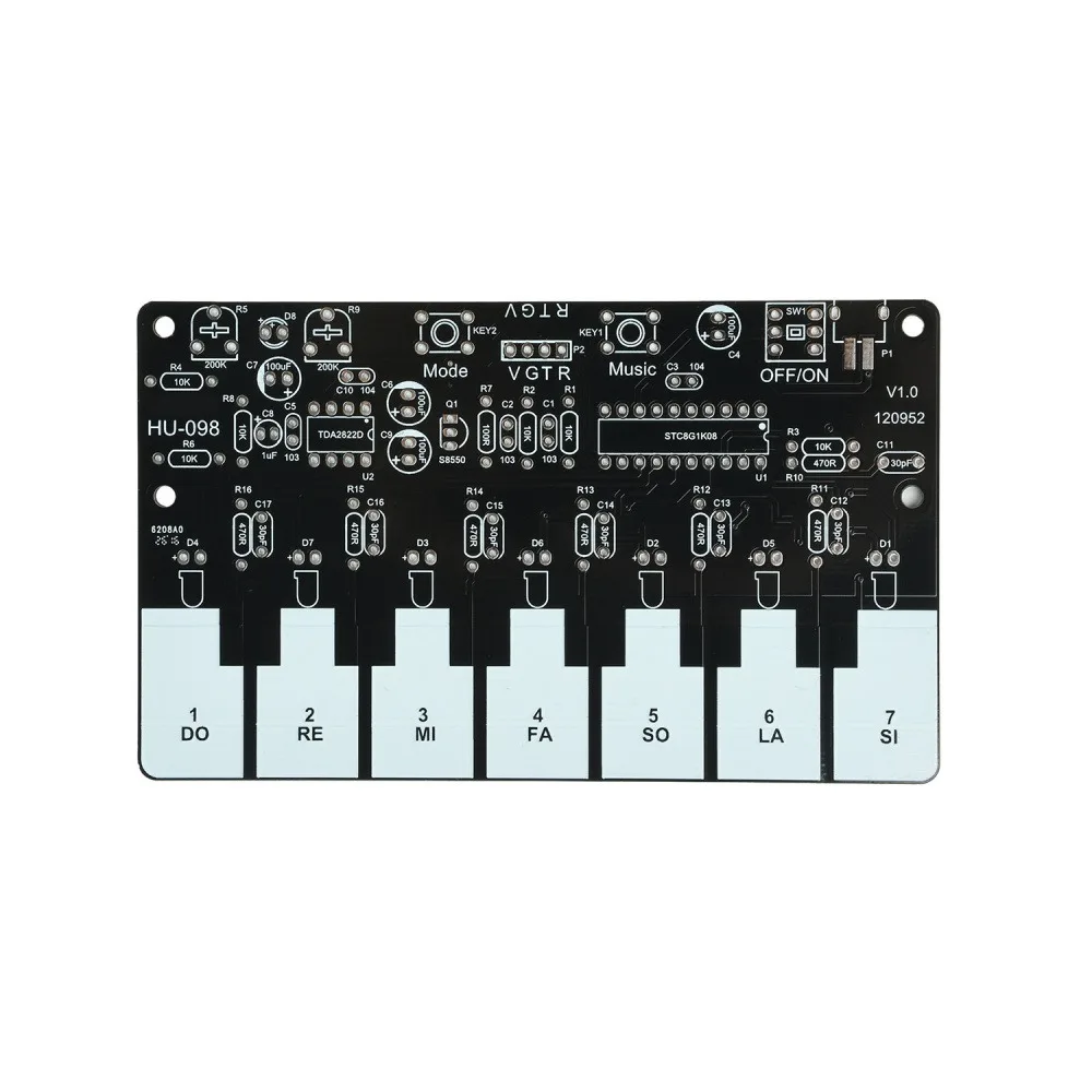 DIY Lötbausatz für Elektronisches Klavier Grafisch Programmierbare – Bild 3