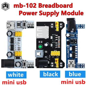 MB-102 Breadboard-Stromversorgungsmodul / MB102 Weißes Breadboard-Spezial-Stromversorgungsmodul 2-Wege 3,3V 5V