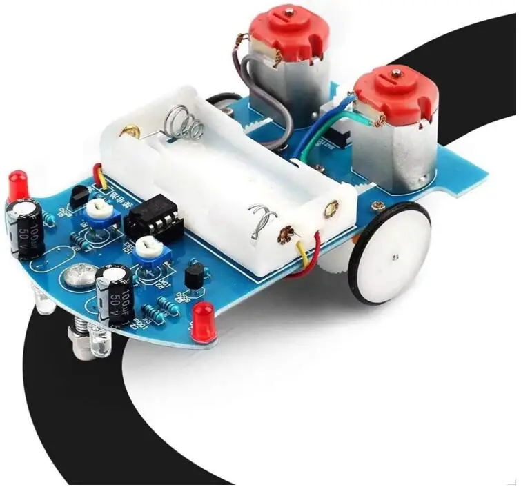 Elektronik Lötkolben Projekt Kits Smart Car Line Following Robot – Bild 4