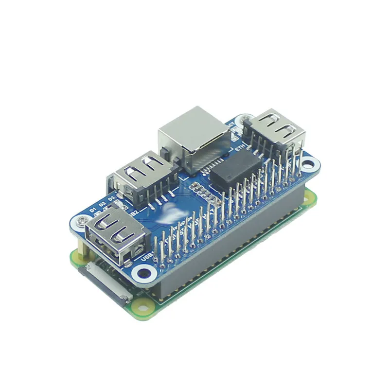 Raspberry Pi Zero W/2 W Ethernet & USB HUB HAT - 10/100M LAN RJ45 – Bild 2